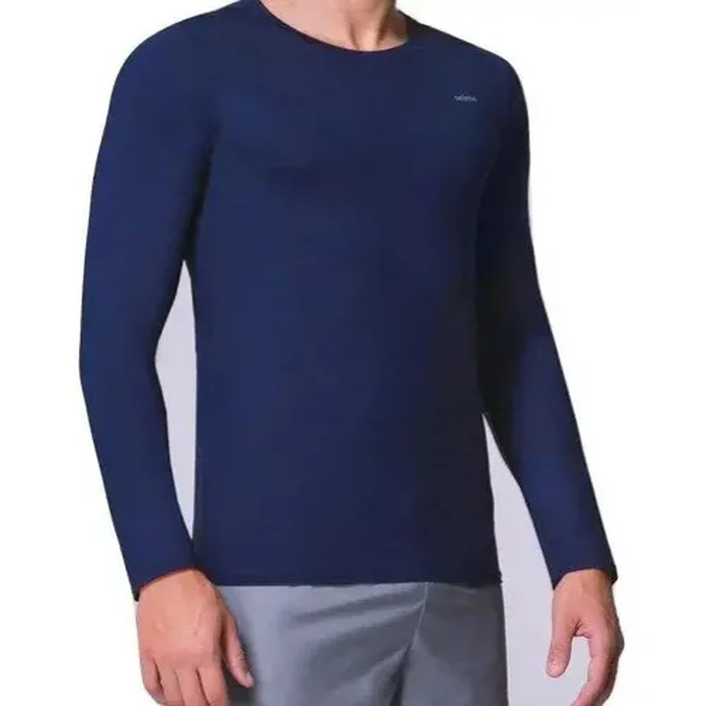 camisa térmica masculina manga longa adams com proteção upf45