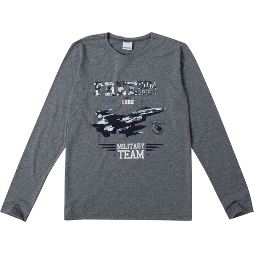 camiseta manga longa infantil malwee