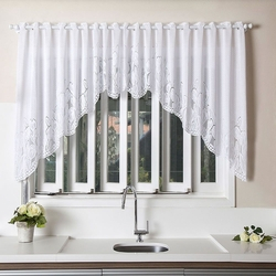 Cortina Renda 3.0x1.0m Interlar Tulipinhas Cascata Cozinha Menor preço em Cortina Renda 3.0x1.0m Interlar Tulipinhas Cascata Cozinha