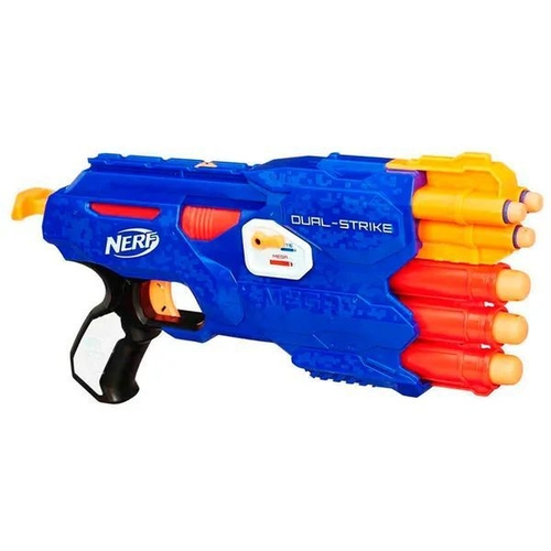 Nerf N-Strike Elite Mega - Dual-Strike - Hasbro - B4620 em Promoção na  Americanas