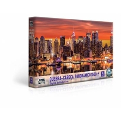 Quebra-cabeça Panorâmico Skyline de Manhattan - 1500 peças - Game Office Menor preço em Quebra-cabeça Panorâmico Skyline de Manhattan - 1500 peças - Game Office