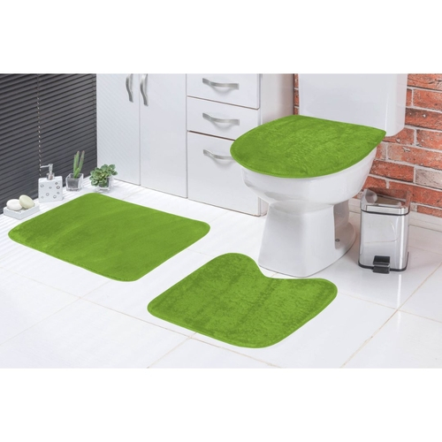 Jogo de banheiro verde Clearance