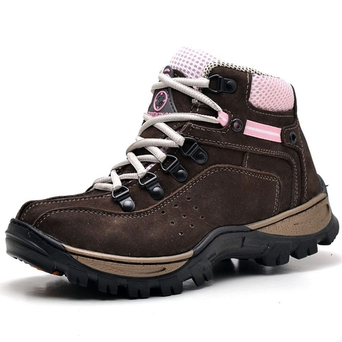 bota adventure feminino em couro nobuck