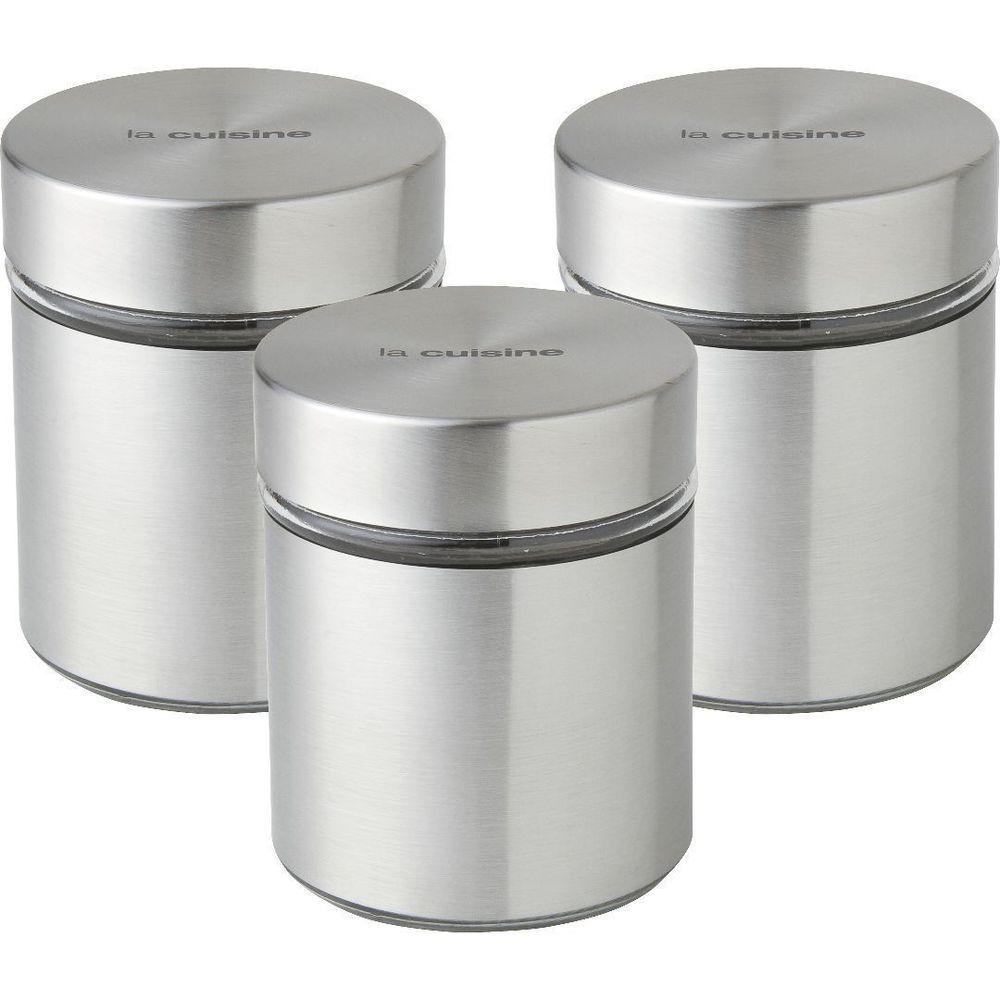 [70% de Cashback] Conjunto de Porta Mantimentos 350ml 3 Peças - La Cuisine