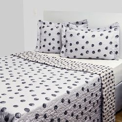 Colcha Queen Boutis Dot Com 2 Porta-travesseiros - Casa & Conforto Menor preço em Colcha Queen Boutis Dot Com 2 Porta-travesseiros - Casa & Conforto