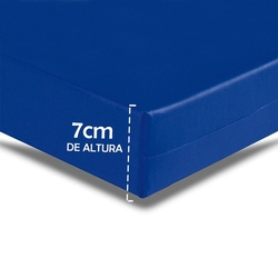 Colchonete de Espuma D28 Academia Courvin Azul 130x60x7cm Menor preço em Colchonete de Espuma D28 Academia Courvin Azul 130x60x7cm