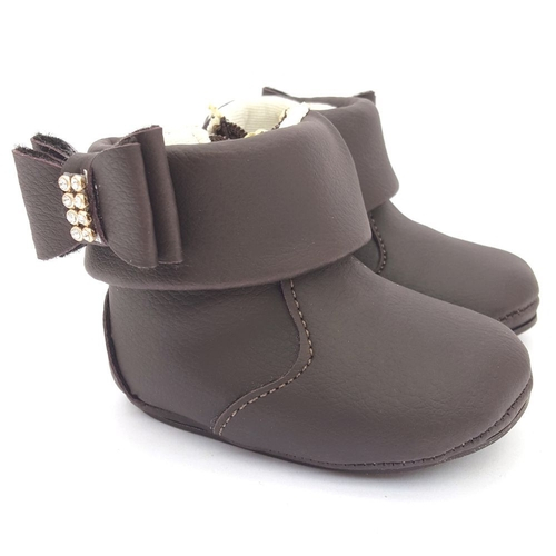 botinha infantil marrom