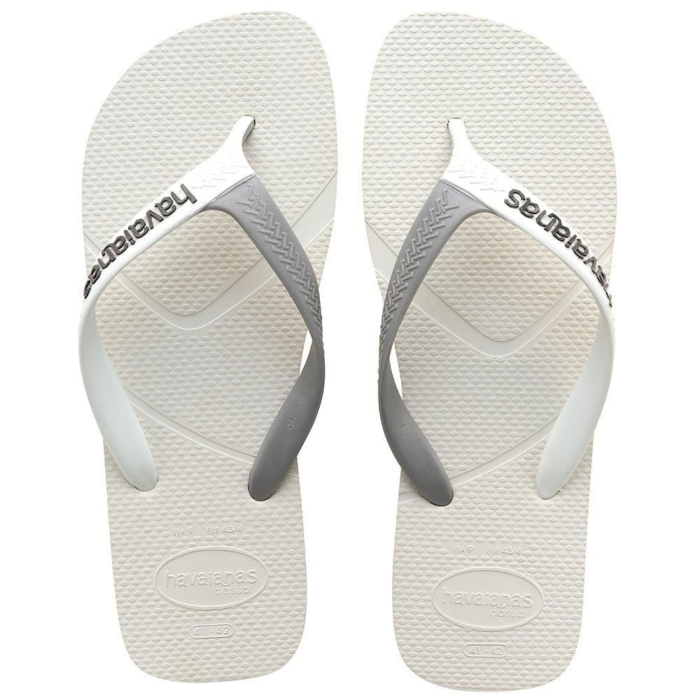 Havaianas branca/cinza casual