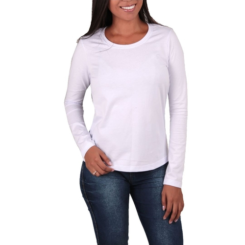 Camiseta básica manga longa feminina Clearance