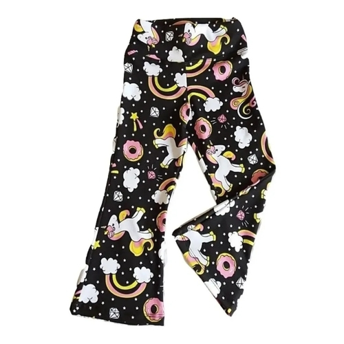 calça flare infantil legging