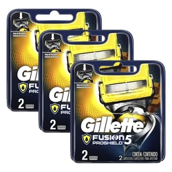 Kits com 6 Cargas Gillette Aparelho de Barbear Fusion Proshield Menor preço em Kits com 6 Cargas Gillette Aparelho de Barbear Fusion Proshield