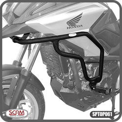 Scam Protetor De Motor Carenagem Honda Nc 700 X 750 X Todos Os Modelos Com Pedaleira Sptop 061 é boa?