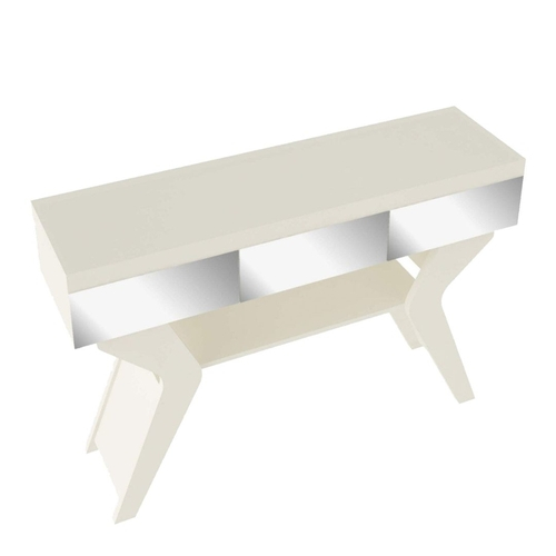 Aparador Para Sala Artely Houston Com Espelho Off White Nas Americanas