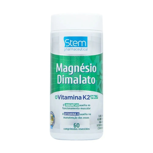 Magnésio Dimalato + Vitamina K2 (60 Comprimidos) - Stem Pharmaceutical é boa?
