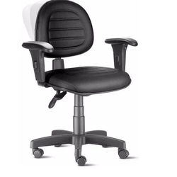 Cadeira Ergonômica Nr17 Back System Com Braços Preta Gomada 1 Ano Garantia Menor preço em Cadeira Ergonômica Nr17 Back System Com Braços Preta Gomada 1 Ano Garantia