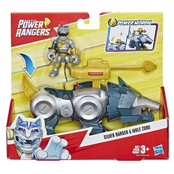 Boneco Power Rangers Silver Ranger e Wolf Zord Hasbro E5866 Menor preço em Boneco Power Rangers Silver Ranger e Wolf Zord Hasbro E5866