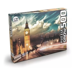 Novo Quebra Cabeça Puzzle 500 Peças Londres Original Grow Menor preço em Novo Quebra Cabeça Puzzle 500 Peças Londres Original Grow