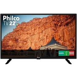 TV LED 22" Philco PTV22G50D Full HD com 1 USB, 2 HDMI e 60 Hz Menor preço em TV LED 22" Philco PTV22G50D Full HD com 1 USB, 2 HDMI e 60 Hz