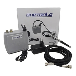 Aerografia - Aerógrafo Copo Fixo 0,5 + Mini Compressor - OneTools Menor preço em Aerografia - Aerógrafo Copo Fixo 0,5 + Mini Compressor - OneTools