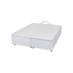 Base Baú Physical Courino Branco Queen (158x198x39) - Ortobom Menor preço em Base Baú Physical Courino Branco Queen (158x198x39) - Ortobom