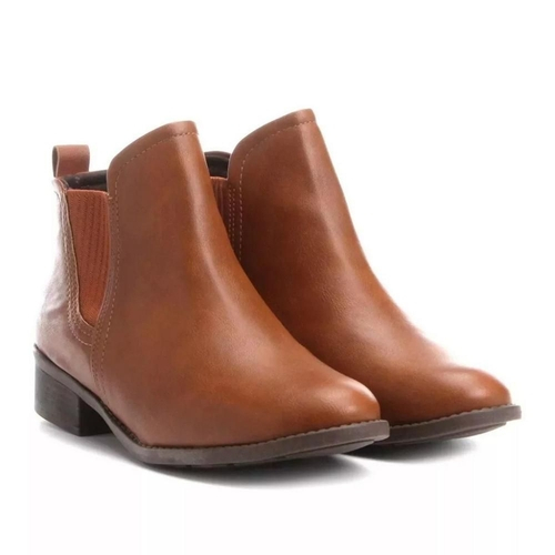 bota modare cano curto marrom