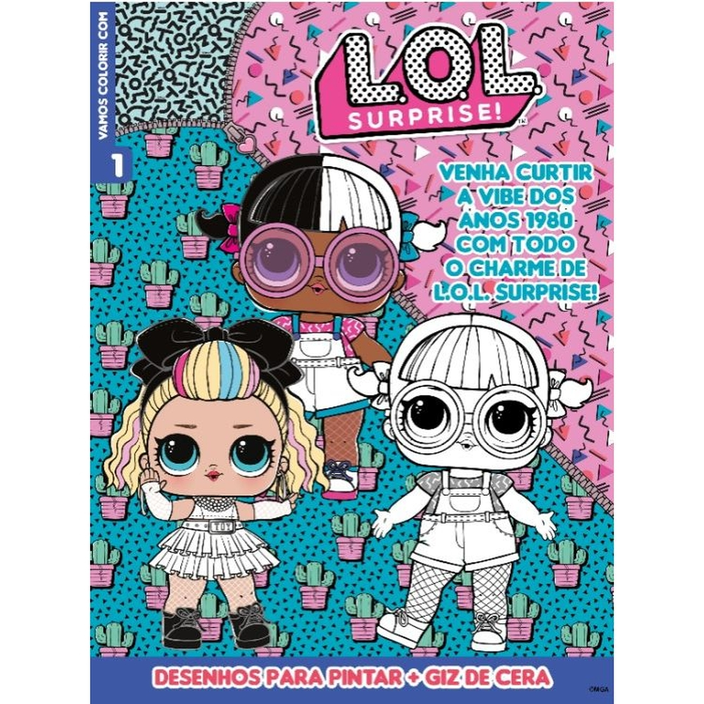 L. O. L. Surprise! - 365 atividades e desenhos para colorir + Marca Página  em Promoção na Americanas