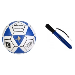 Mikasa FT-S Branca e Azul - Bola de futevôlei Altinha + Bomba de encher Menor preço em Mikasa FT-S Branca e Azul - Bola de futevôlei Altinha + Bomba de encher
