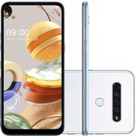 Promoções de Smartphones LG Smartphone LG K61 128GB Branco 4G Octa-Core – 4GB RAM 6,53” Câm. Quádrupla + Selfie 16MP