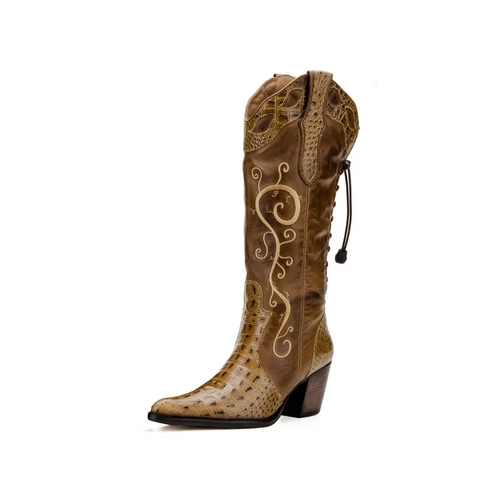 bota feminina cano longo country