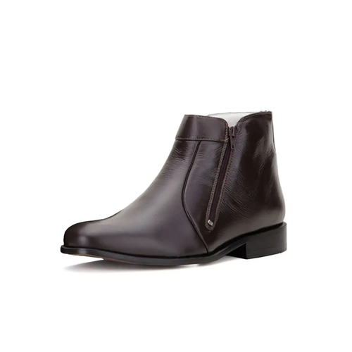 bota social masculina com ziper
