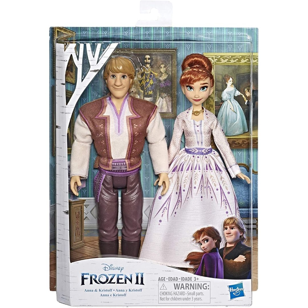 Boneca Frozen Anna e Kristoff B5168 Hasbro com o Melhor Preço é no Zoom