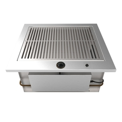 Churrasqueira Cooktop De Embutir A Gás Saro CHEGLP Inox Menor preço em Churrasqueira Cooktop De Embutir A Gás Saro CHEGLP Inox