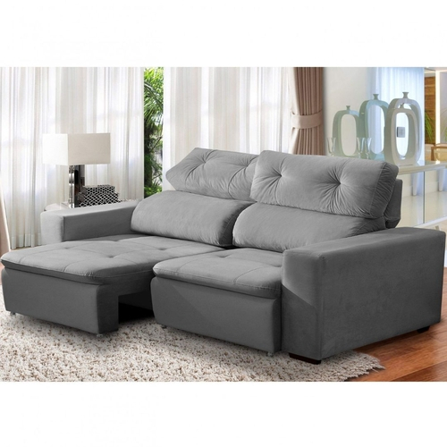 Sofa Retratil E Reclinavel Confort Em Promoção Nas Americanas Sofa Retratil E Reclinavel Confort Em
