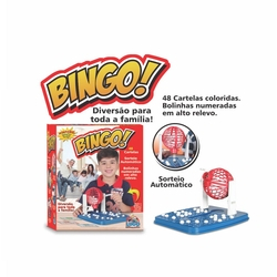 Jogo de Bingo com 48 Cartelas de Brinquedo Menor preço em Jogo de Bingo com 48 Cartelas de Brinquedo