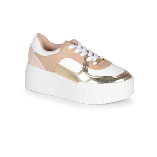 tenis vizzano dourado metalizado