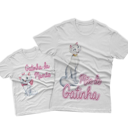camiseta personalizada gatinha marie