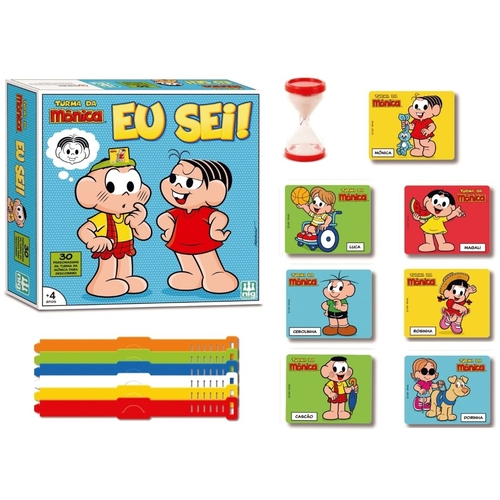 Jogo Infantil Dia de Compras Turma da Mônica Brinquedo Educativo 7