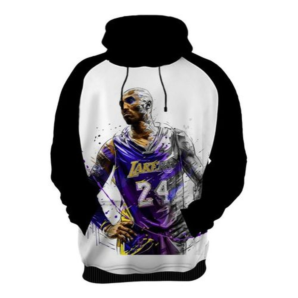 kobe jersey moletom com capuz