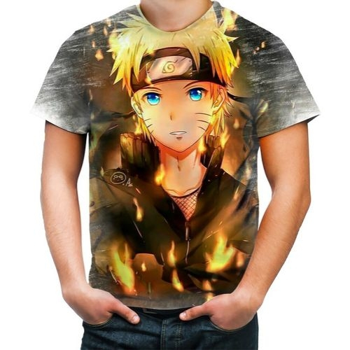 camisa de anime desenho