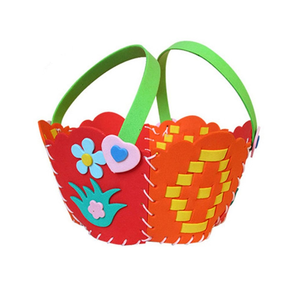 colorido-handmade-eva-hat-crian-as-aprender-diy-primeiros-educacional
