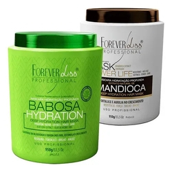 Kit Hidratação Mascara Mandioca E Babosa 950g Forever Liss é boa?