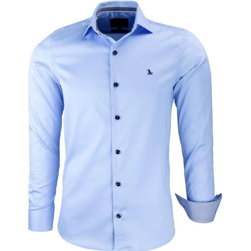 camisa social slim com elastano