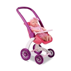 Carrinho De Boneca Plástico Confort Baby Passeio Rosa E Roxo Menor preço em Carrinho De Boneca Plástico Confort Baby Passeio Rosa E Roxo