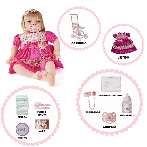 Bebê Reborn Boneca Realista Completa Muito Barata Promoção