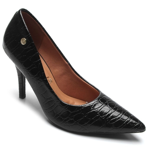 scarpin cetim preto
