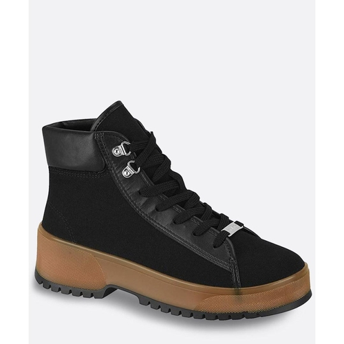 bota feminina coturno cano curto tratorado moleca