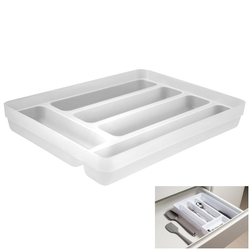 Menor preço em Organizador De Gavetas Divisor Porta Talheres Multiuso Cozinha Logic - OL 600 Ou