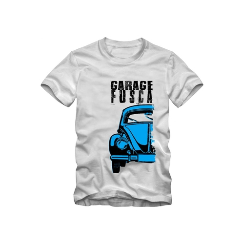 camiseta fusca azul