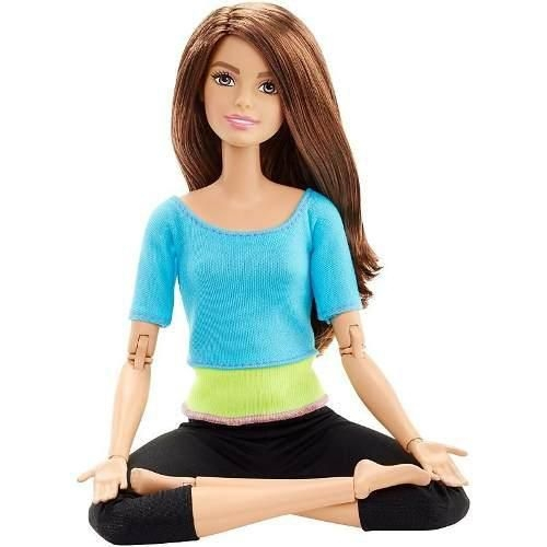 Boneca barbie articulada teresa turquesa yoga made to move Clearance