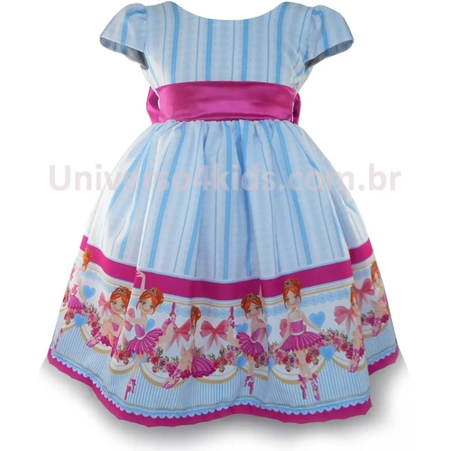 vestido infantil tema bailarina